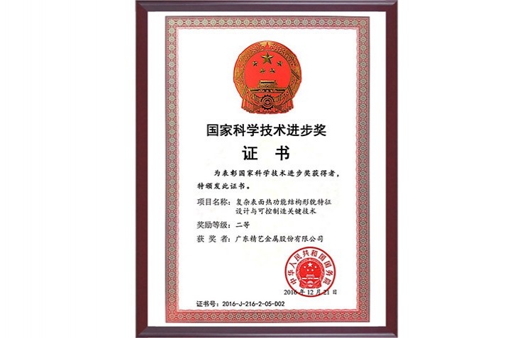 國家科學(xué)技術(shù)二等獎(jiǎng)